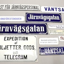 Emaljskyltar