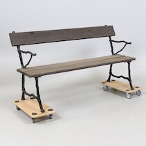 Trädgårdsbänk